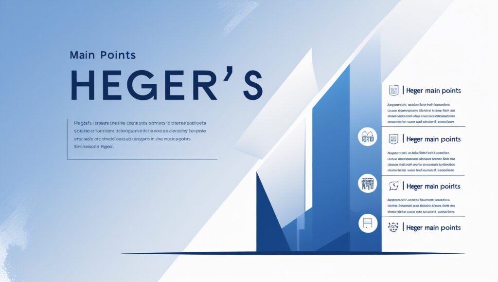 Heger's Main Points