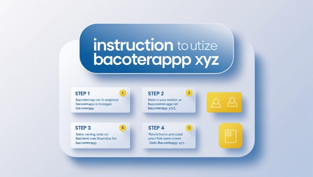 Instructions to Utilize BacoterApp XYZ