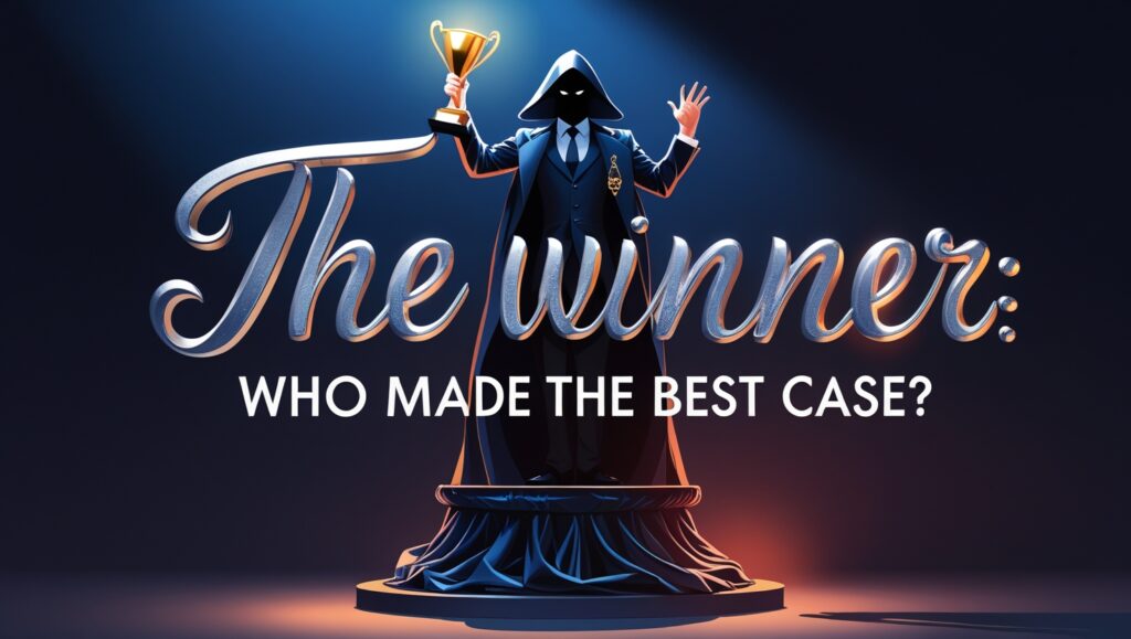 The Winner Who Made the Best Case